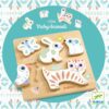 DJECO Pastelová mláďátka vkládací dřevěné puzzle