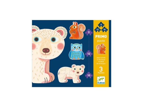 DJECO Puzzle pro nejmenší - V lese