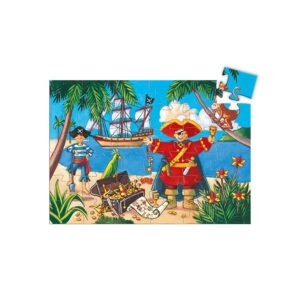 DJECO Puzzle Pirát a jeho poklad - 36 dílků