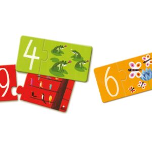 DJECO Duo puzzle Čísla