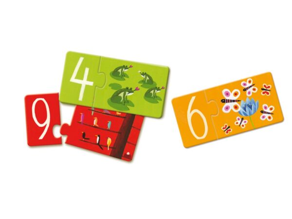 DJECO Duo puzzle Čísla