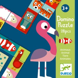 DJECO Oboustranné domino Zvířátka
