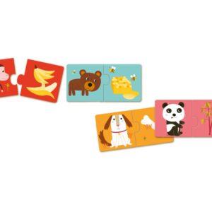 DJECO Duo Puzzle Co bude dnes k obědu?