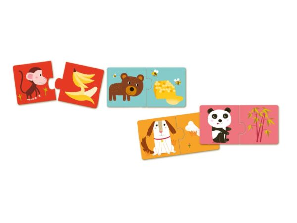 DJECO Duo Puzzle Co bude dnes k obědu?