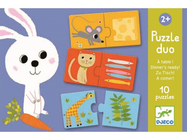 DJECO Duo Puzzle Co bude dnes k obědu?