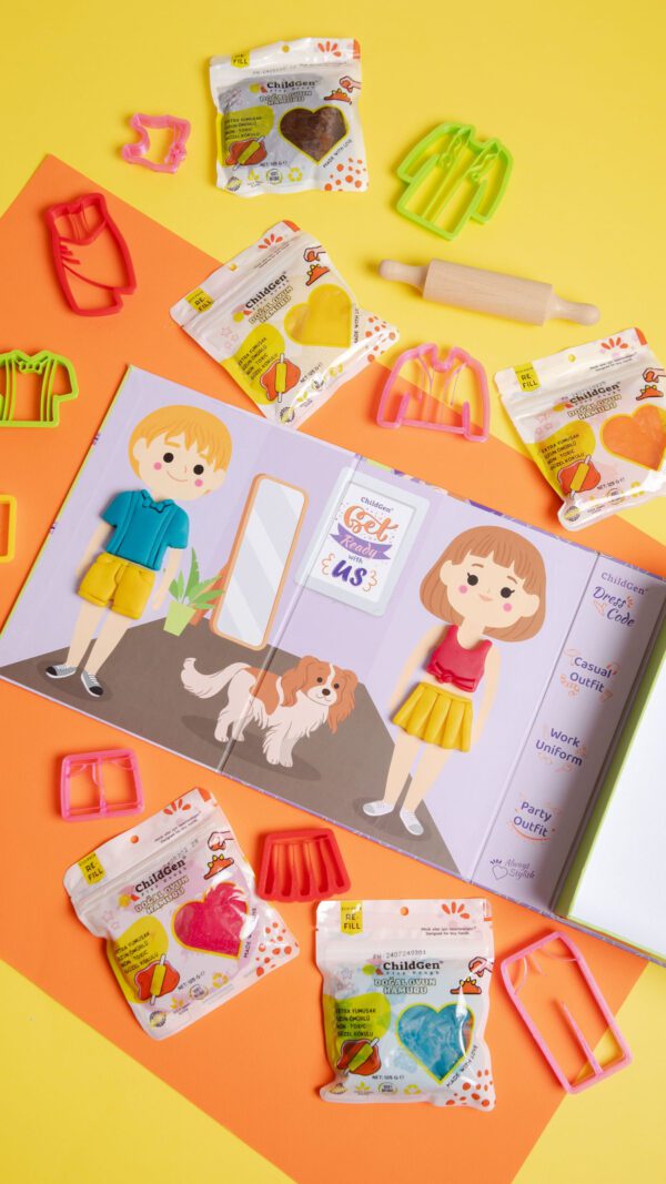 ChildGen Natural Playdough - Fashion Sada