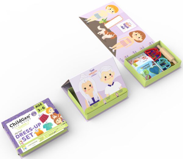 ChildGen Natural Playdough - Fashion Sada