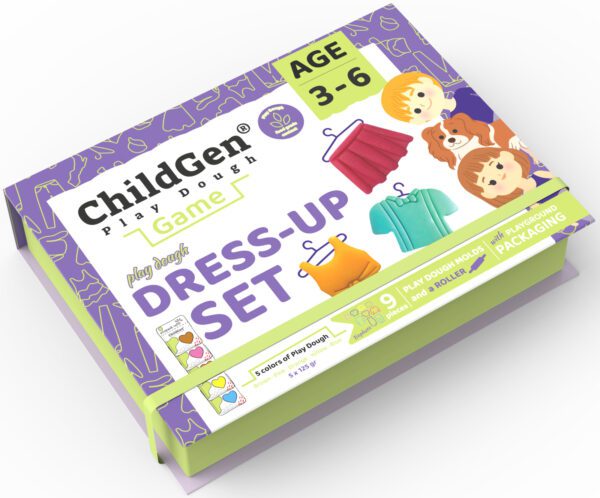 ChildGen Natural Playdough - Fashion Sada