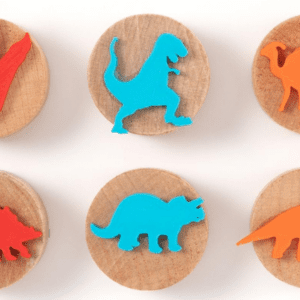 ChildGen Wooden Stamps- DINOSAURS
