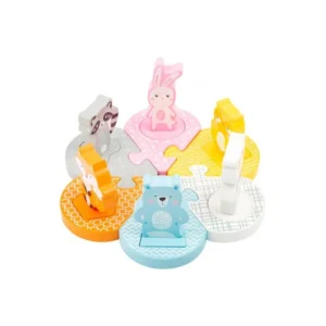 Small Foot - Dřevěné vkládací puzzle zvířátka