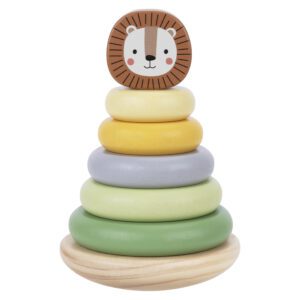 Tooky Toy - Nasazovaci kroužky Lev Pastel