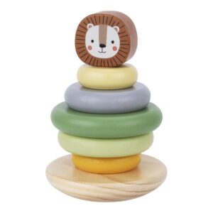 Tooky Toy - Nasazovaci kroužky Lev Pastel