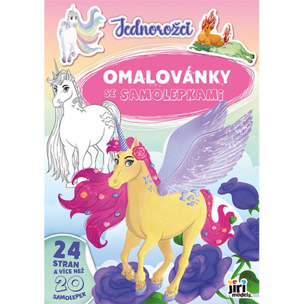 omalovanky-a4-se-samolepkami-jednorozci