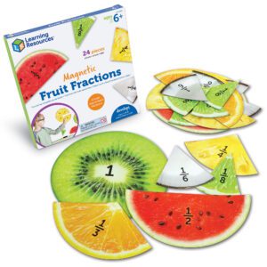 Learning Resources - magnetické zlomky OVOCE