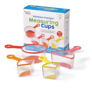 Learning Resources - Rainbow Fraction® Odměrky (set 4 kusů)