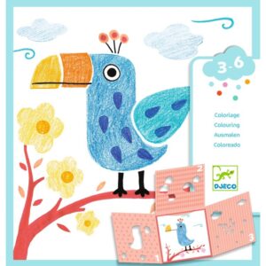 DJECO - Vybarvování s 3-dílnými šablonami