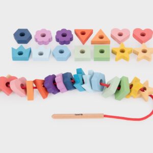 TickiT - Duhové dřevěné provlékací tvary