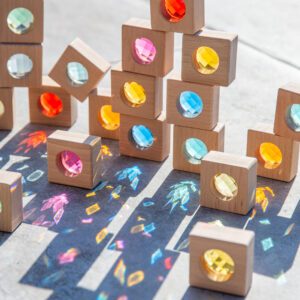 TickiT - Dřevěné kaleidoskopické kostky