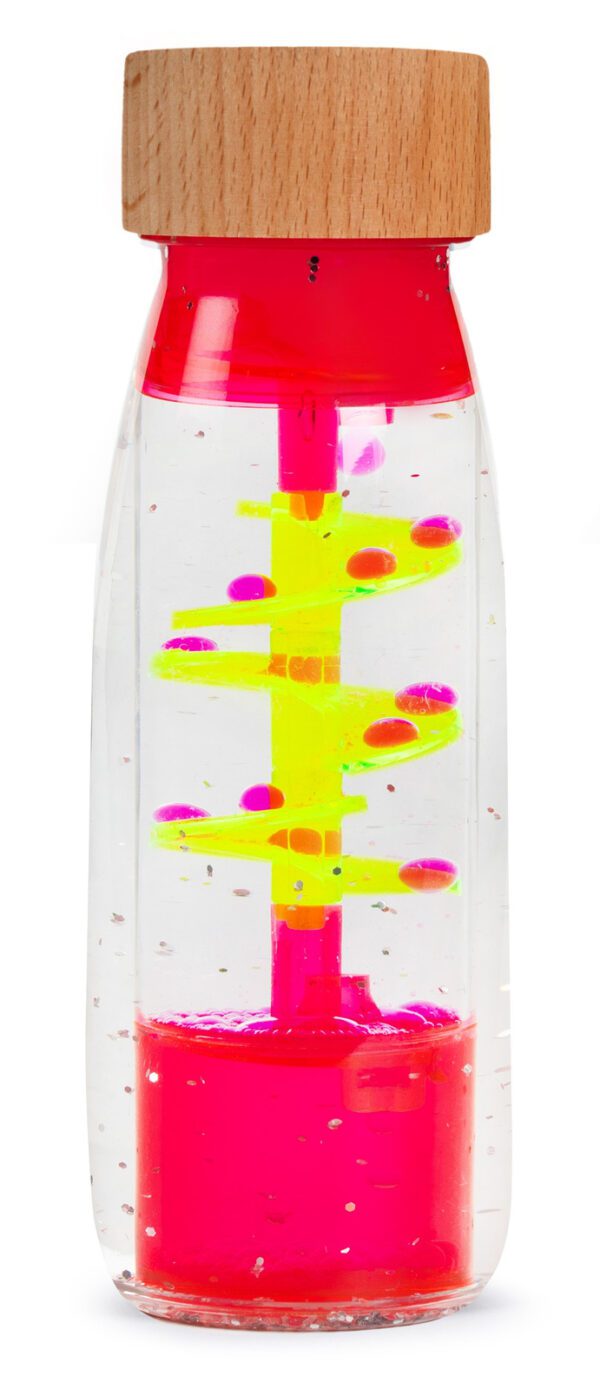 eng pl Petit Boum sensory bottle two phase MOVE Spiral Pink 339 1