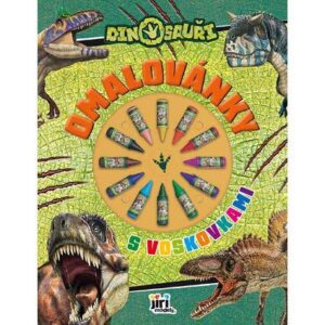omalovanky-s-voskovkami-dinosauri