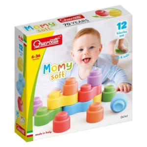 Quercetti - Měkké kostky Momy (12 ks)