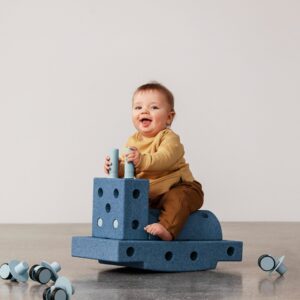 Stavebnice MODU - Curiosity Set Deep Blue /Sky Blue