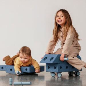 Stavebnice MODU - Explorer Set Deep Blue / Sky Blue