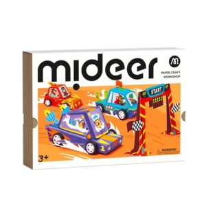 Mideer: Tvoření z papíru - Závodní auta