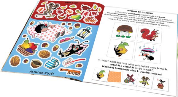 krtek a podzim kniha samolepek 539487 43