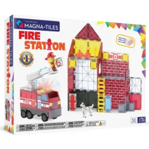 Magna-Tiles: Magnetická stavebnice Fire Station 50 dílů