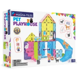 Magna-Tiles: Magnetická stavebnice Pet Playhouse 50 dílů