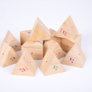 TickiT - Dřevěné zvukové kostky