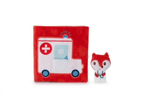 LILLI 83534 lilliputiens textilni knizka s prstovou loutkou doktorka alice