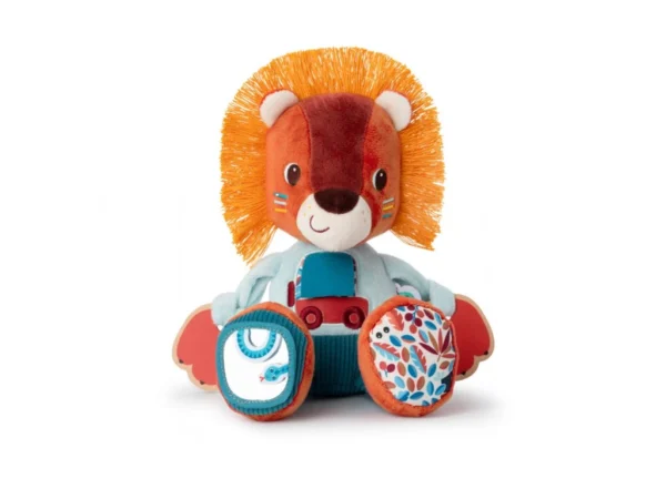 LILLI 83550 textilni hracka s aktivitami lev jack