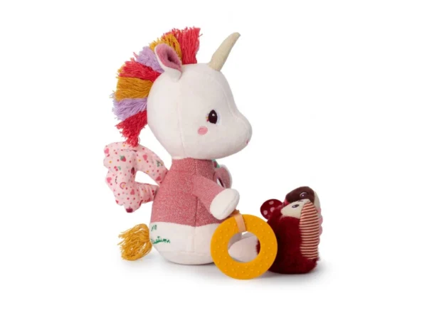 LILLI 83555 textilni hracka s aktivitami jednorozec lena 2