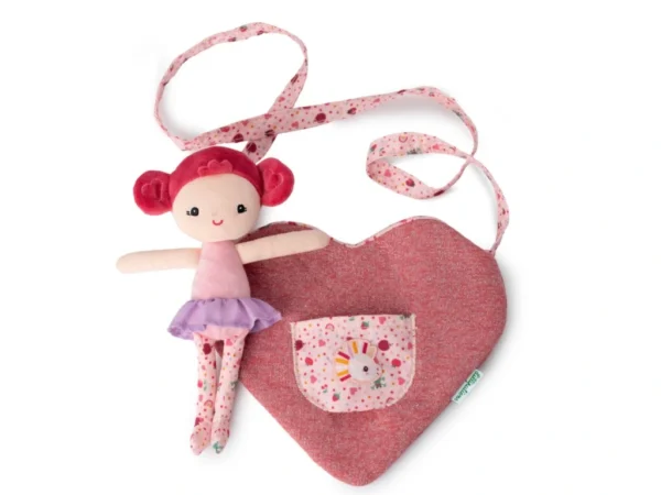 LILLI 83574 kabelka ve tvaru srdce s panenkou aline