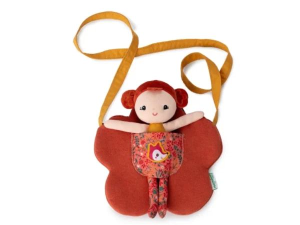 LILLI 83575 lilliputiens kabelka ve tvaru kvetiny s panenkou adele 2