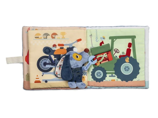 LILLI 83585 textilni knizka pejsek jules v garazi 3