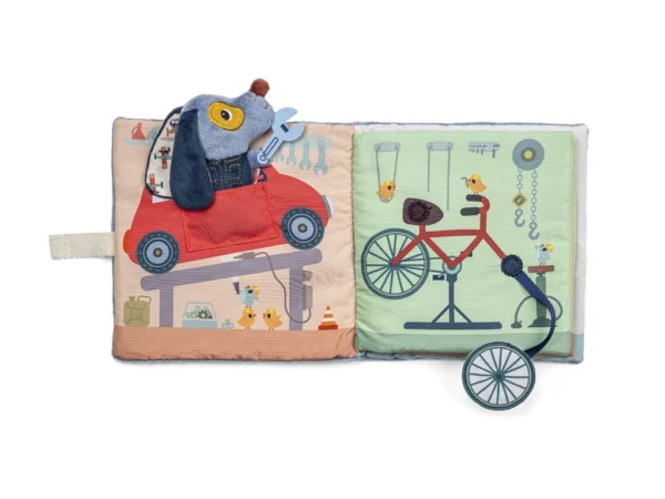 LILLI 83585 textilni knizka pejsek jules v garazi 5