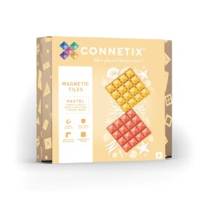 CONNETIX Magnetická stavebnice - Základny Lemon & Peach (2 ks)