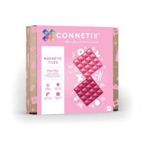 CONNETIX Magnetická stavebnice - Základny Pink & Berry (2 ks)