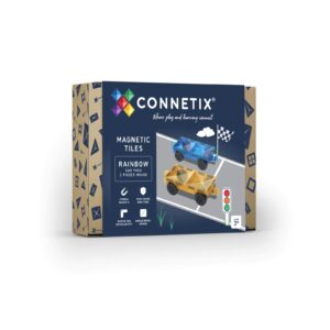 CONNETIX Magnetická stavebnice - Podvozky Rainbow (2 ks)