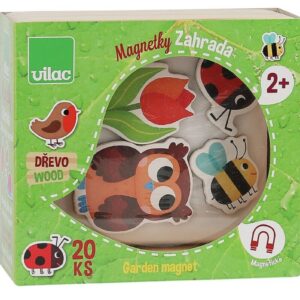 Vilac - Dřevěné magnetky zahrada (20 ks)
