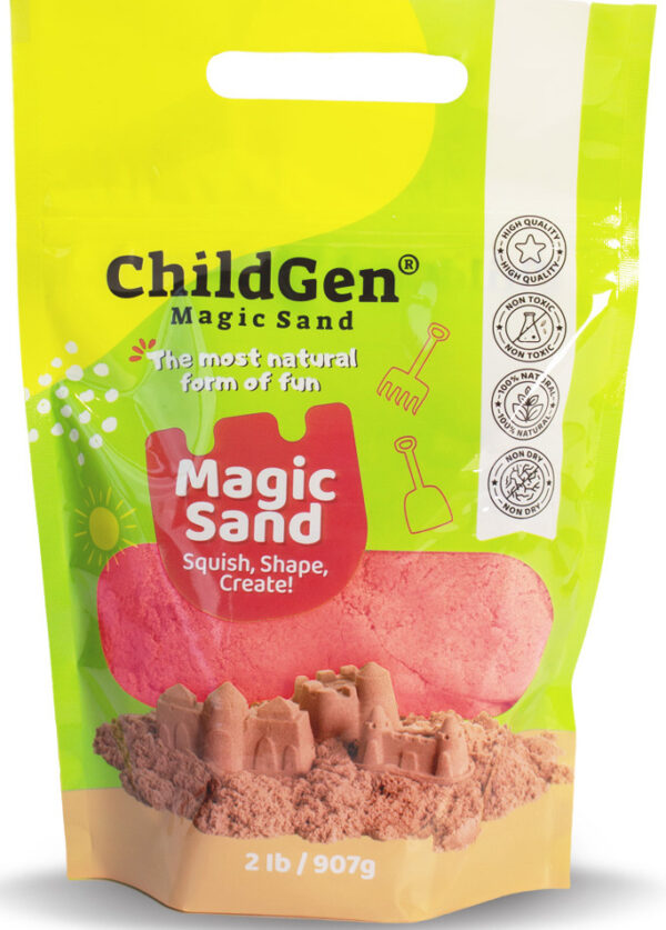 ChildGen MAGICAL SAND 907 GR RED COLOR 361 1