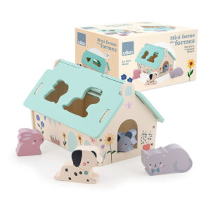 Vilac - Dřevěná vkládačka: Domeček pro zvířátka Sarah Betz