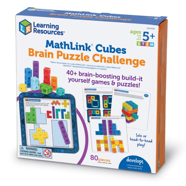 9336 Mathlink Cubes Brain Games BOX lft sh 1 1