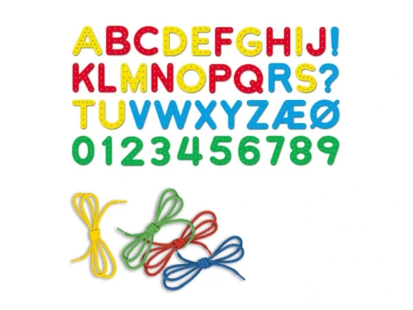 QUE 02808 lacing abc 123 alfabeto numeri 3