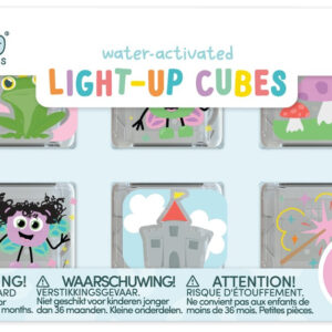 Glo Pals - svítící senzorické kostky do vody pohádkové (6ks)