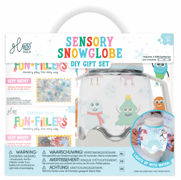 eng pl Glo Pals ZOO Sensory Set Sensory Jar with Magical Fillers and Stickers 404 1