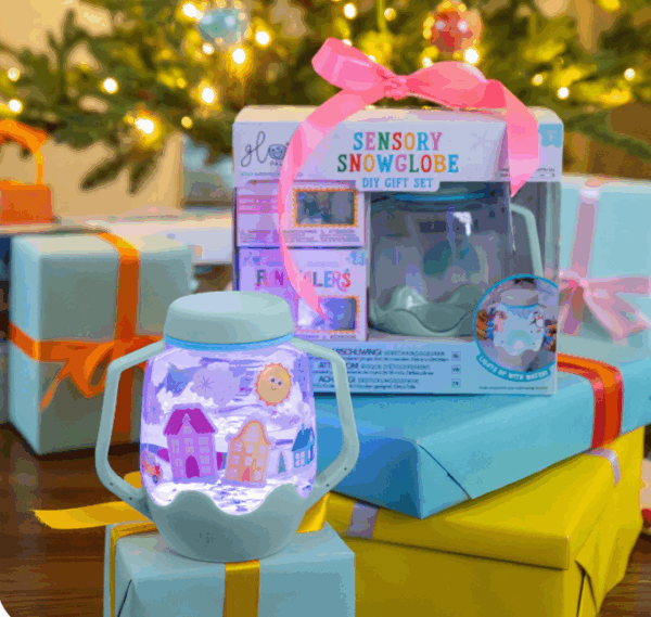 eng pl Glo Pals ZOO Sensory Set Sensory Jar with Magical Fillers and Stickers 404 3